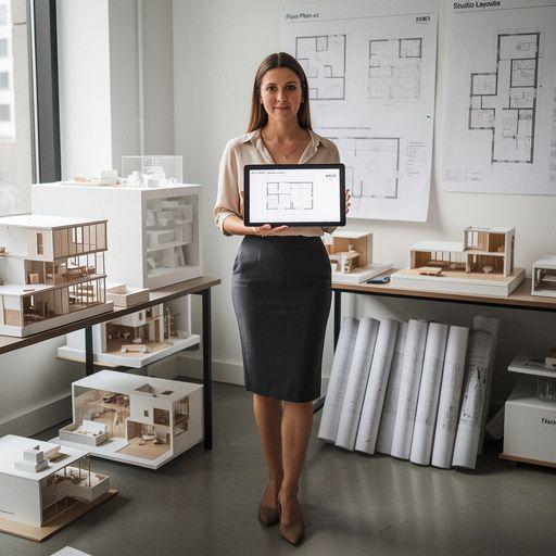 Épülettervezési folyamat bemutatása, skiccek és digitális modellek segítségével.